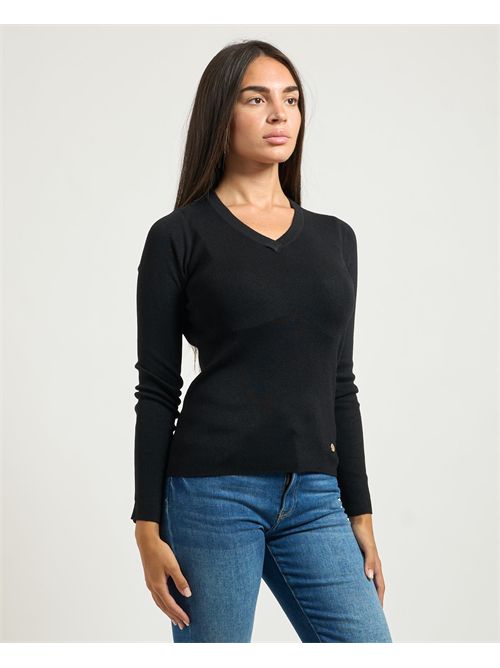 Maglia donna Yes Zee scollo a V YES ZEE | M061-BP000801